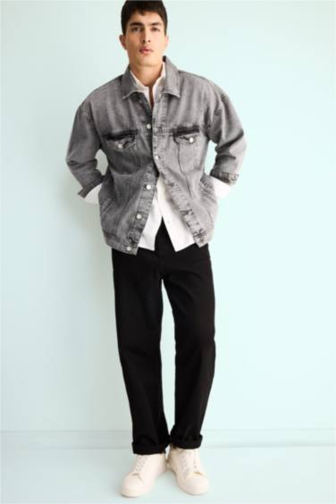 Jean Baggy à jambes larges