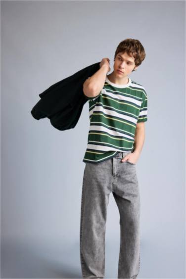 Boxy Fıt Kısa Kollu Tişört - Görsel 2