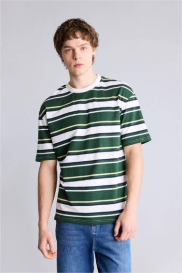 Boxy Fıt Kısa Kollu Tişört - Görsel 3