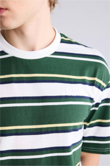 Boxy Fıt Kısa Kollu Tişört - Görsel 5