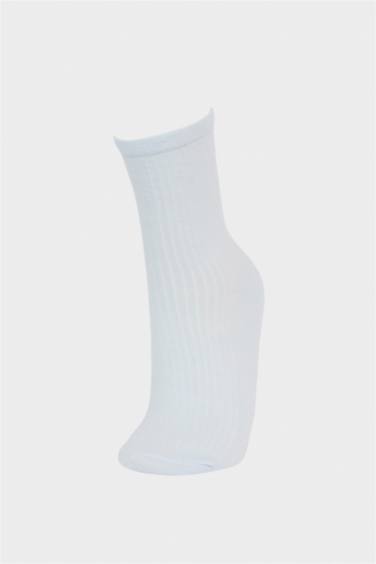 Lot de 5 paires de Chaussettes longues en coton pour fille