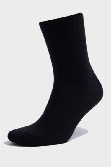 Kadın Parıltılı 3'lü Pamuklu Uzun Çorap