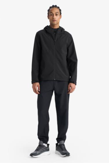 Ветрозащитная водоотталкивающая куртка на молнии с капюшоном Regular Fit