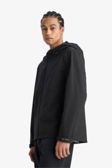 Ветрозащитная водоотталкивающая куртка на молнии с капюшоном Regular Fit