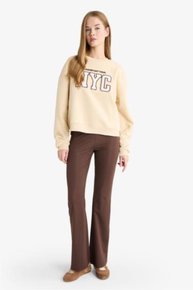 Beli Lastikli Flare Fit Pantolon