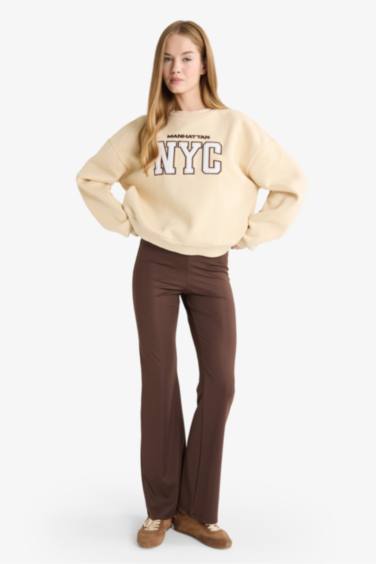 Beli Lastikli Flare Fit Pantolon