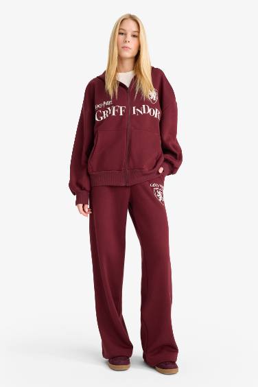 Harry Potter Wide Leg Drawstring Waist Sweatpants