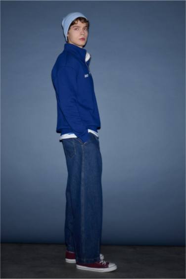 Esnek Belli Barrel Fit Jean Pantolon