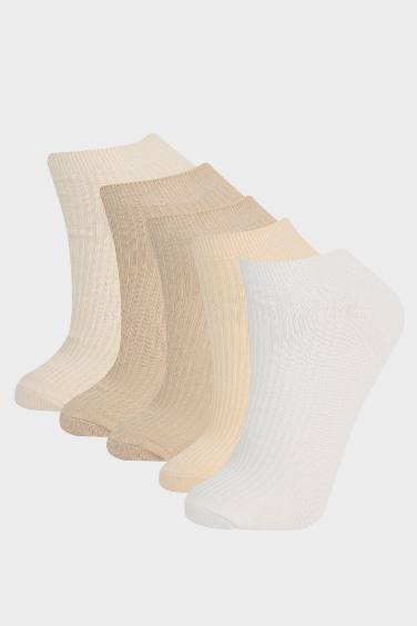 شرابات قصيرة بناتي قطن - 5 قطع