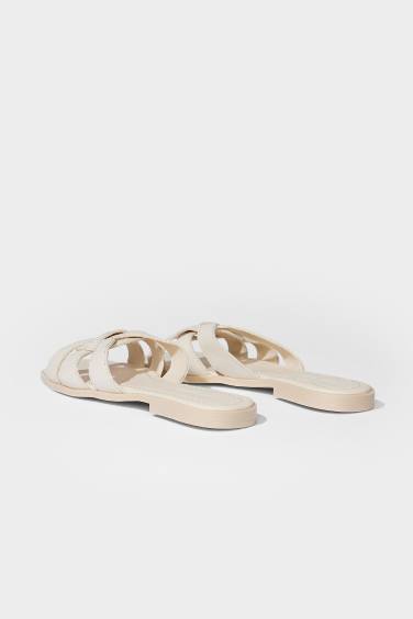 DCEY x DeFacto Kadın Düz Taban Terlik