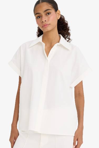 Regular Fit Poplin Long Sleeve Shirt