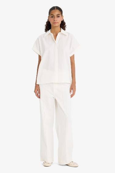 Regular Fit Poplin Long Sleeve Shirt