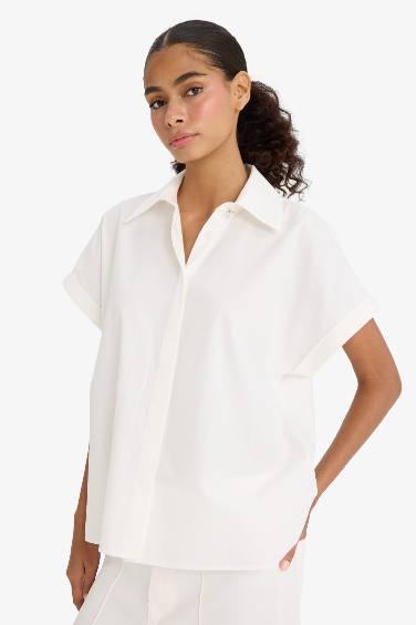 Regular Fit Poplin Long Sleeve Shirt