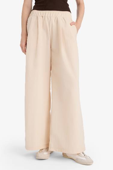 Wide Leg Double Pocket Trousers