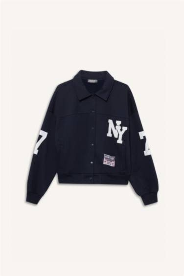 Coool Thick Sweatshirt Fabric Bomber Jacket