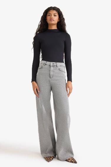 Uzun Kollu Çıtçıtlı Body