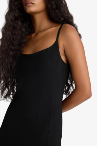 Bodycon Strappy Midi Dress