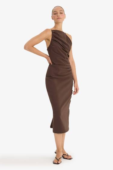 Bodycon Bodycon Bengaline Sleeveless Dress