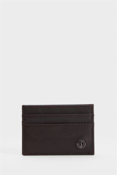 محفظة بطاقات رجالي جلد صناعي