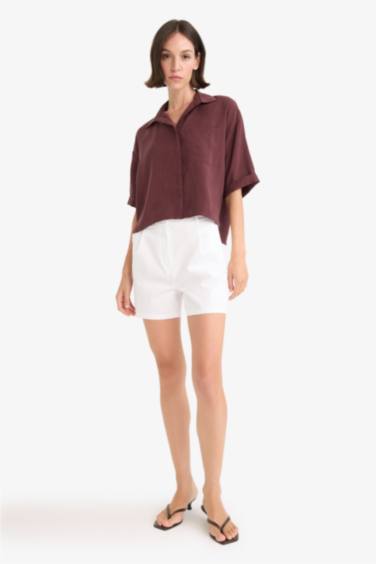 قميص نص ردن قصة فضفاضة