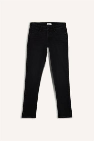 Pedro Slim Fit тарылған балақты ескірген эффектісі бар джинс шалбар
