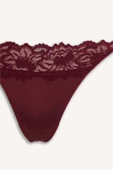 Dantel Detaylı Saten Külot-Fall in Love