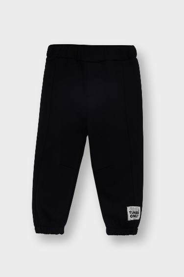 Baby Boy Label Printed Elastic Waist 2 Piece Sweatpants