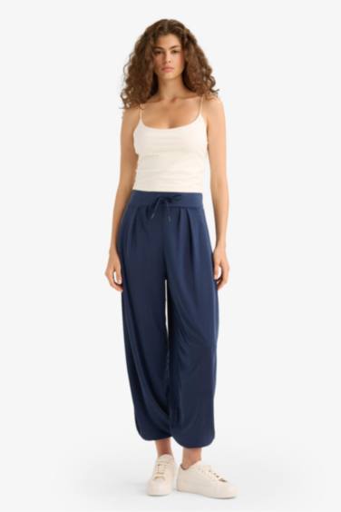 Oversize Fit Modal Trousers