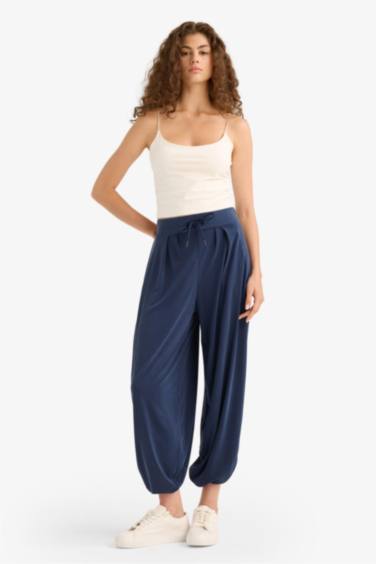Oversize Fit Modal Trousers