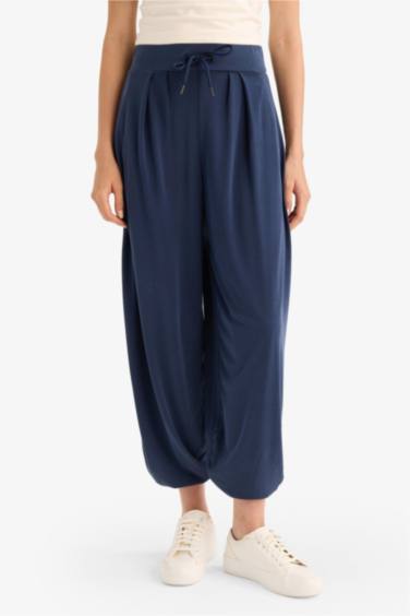Oversize Fit Modal Trousers