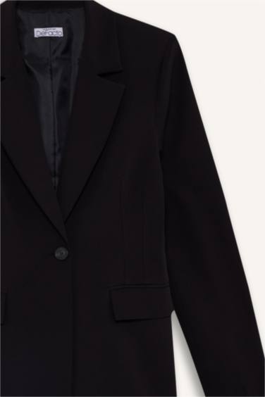 Regular Fıt Blazer Ceket - Görsel 7