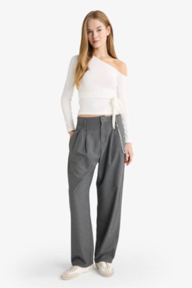 Baggy Fit Double Pocket Trousers