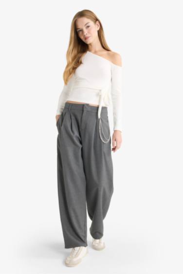 Baggy Fit Double Pocket Trousers