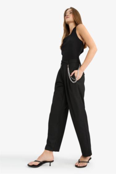 Baggy Fit Regular Waist Standard Length Trousers