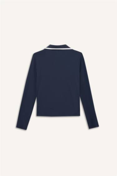 Standart Fıt Polo Yaka Sporcu Tişört - Görsel 8