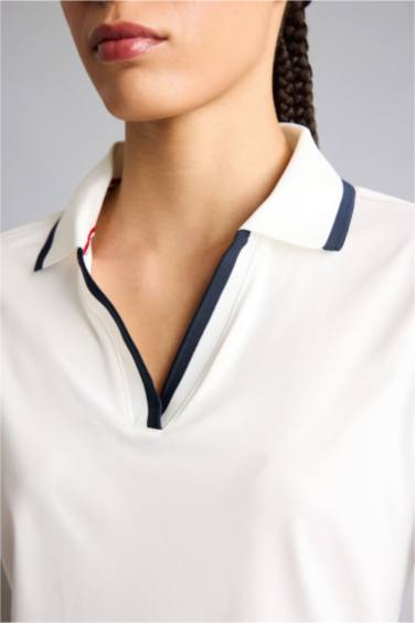 Woman Long Sleeve Polo T-Shirt