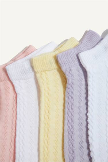 Lot de 5 Chaussettes courtes en coton pour fille