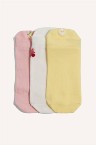 Girl Striped 3 piece Short Socks