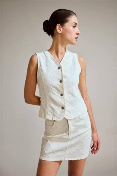 деним Жилет