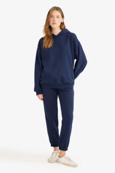 Jogger Fit Basic Thick Fabric Sweatpants