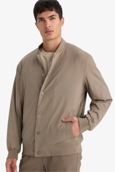 Slim Fit Lined Puffer Jacket