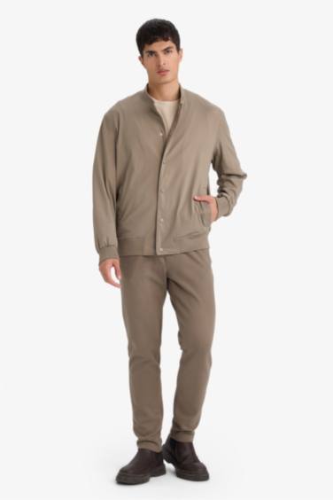 Slim Fit Lined Puffer Jacket