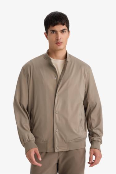 Slim Fit Lined Puffer Jacket