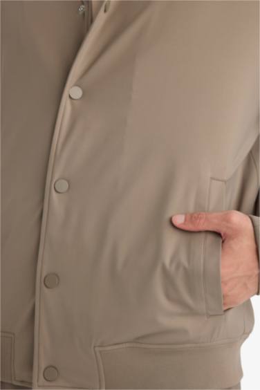 Slim Fit Lined Puffer Jacket