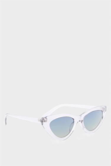 DCEY x DeFacto Kadın Kedi Gözü Formunda Şeffaf Güneş Gözlüğü