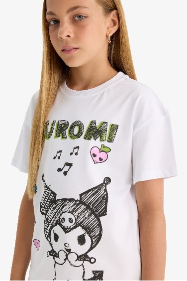 Relax Fit Hello Kitty Licensed Short Sleeve T-Shirt