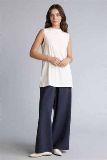 Basıc Kolsuz Tunik - Görsel 2