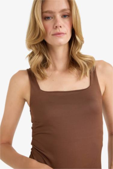 Square Collar Tank Top
