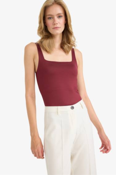 Square Collar Tank Top