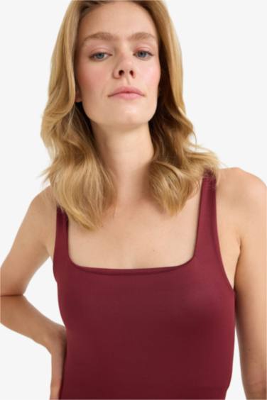 Square Collar Tank Top